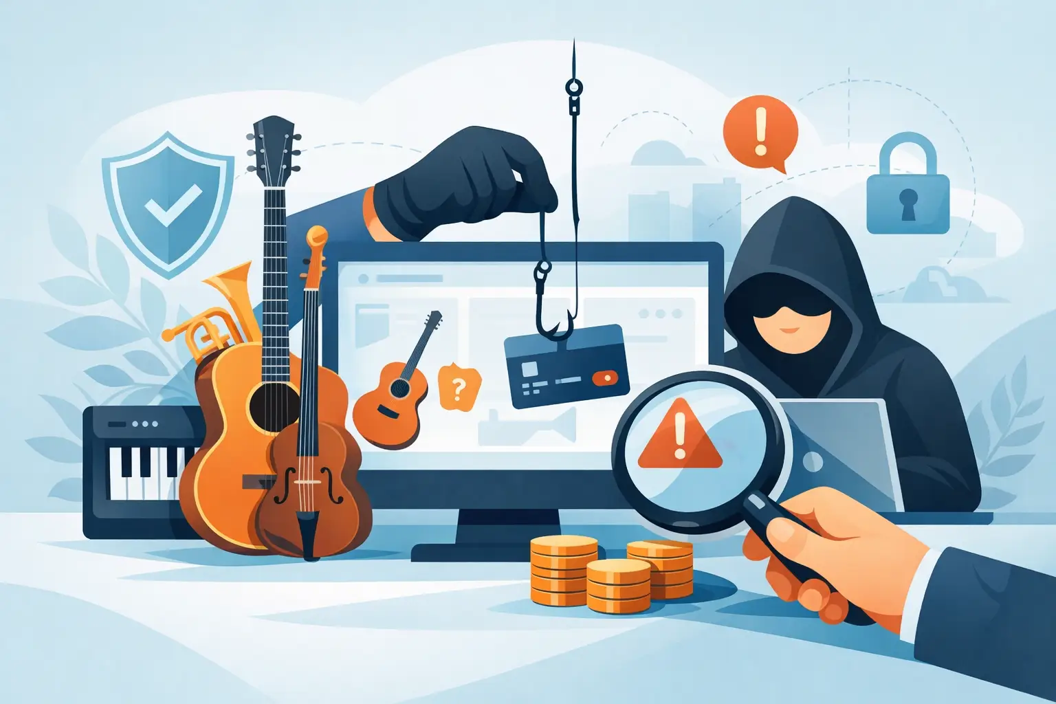 How to Avoid Instrument Trade Scams Online