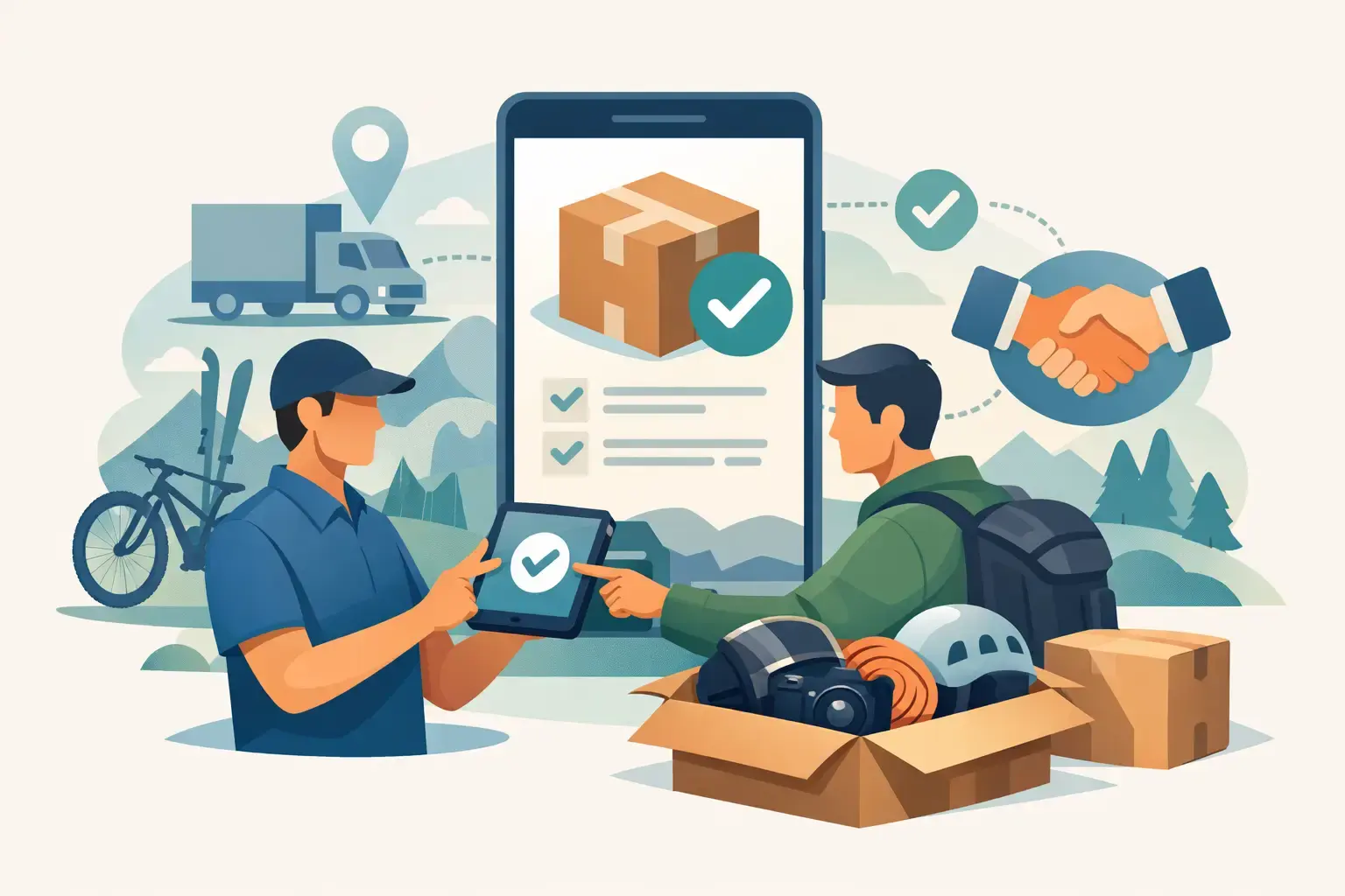 Delivery Confirmation for Gear Trades
