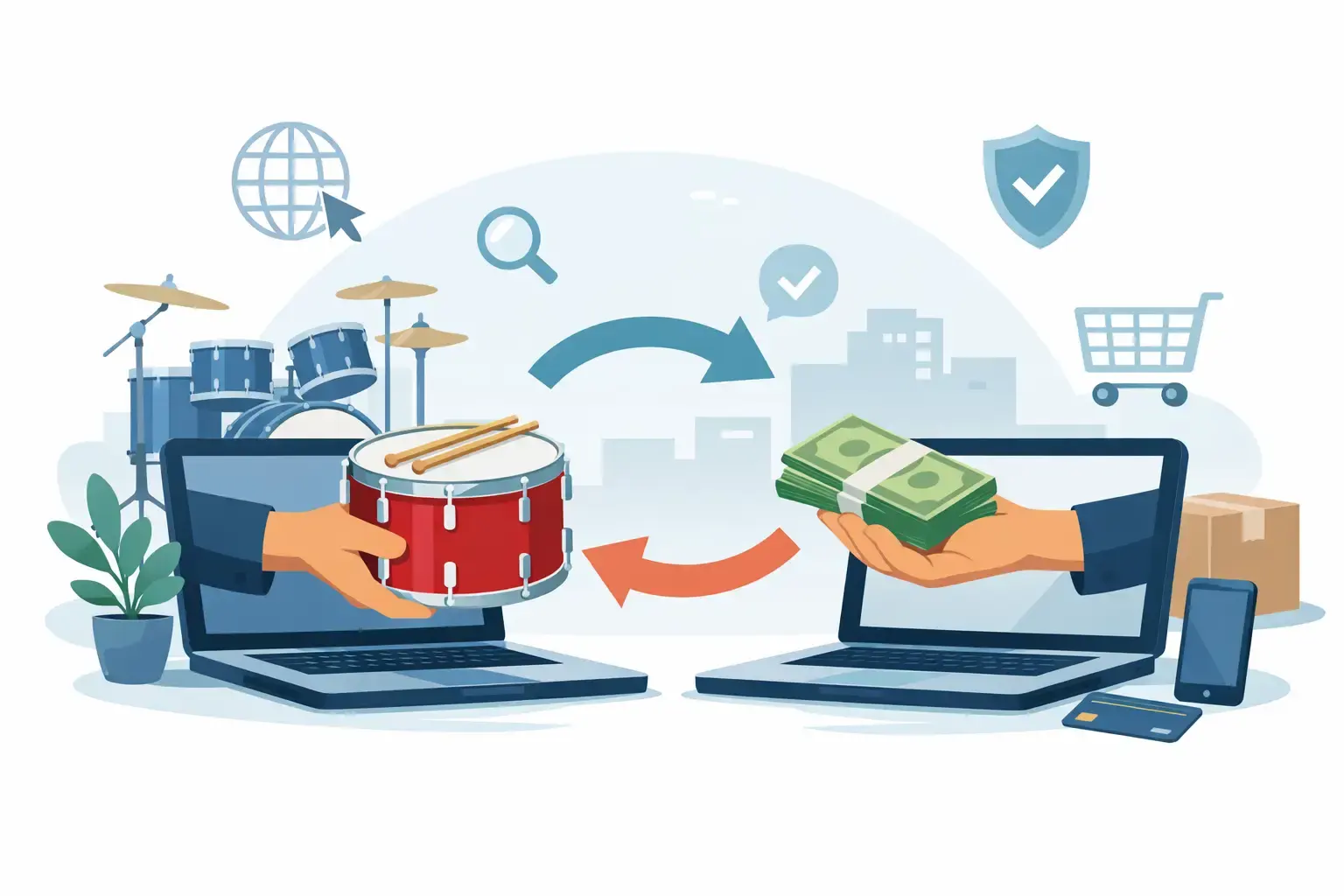 How to Handle a Drum Kit Trade Online