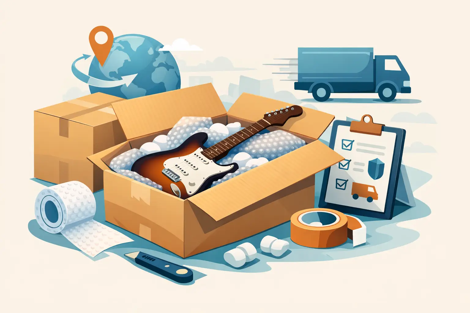 How to Ship Traded Guitars Without Damage
