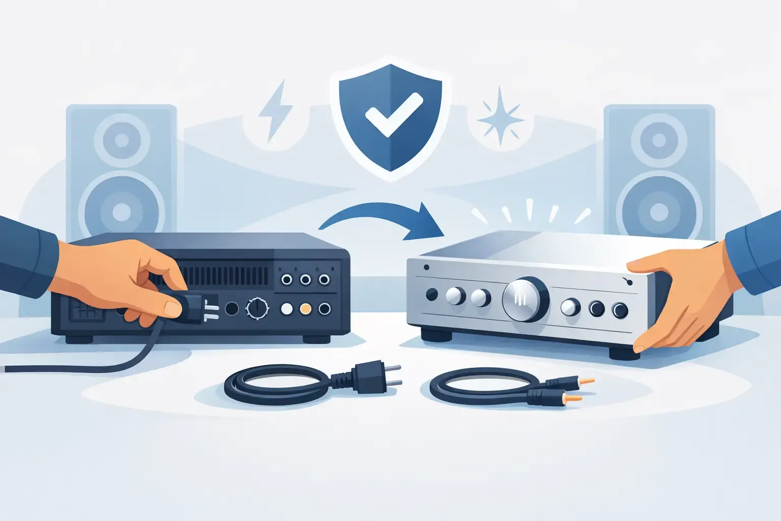 How to Swap Amplifiers Safely