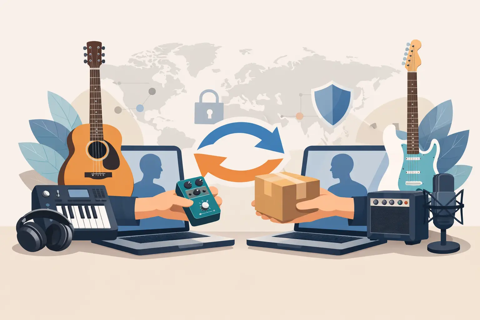 How to Trade Music Gear Safely Online
