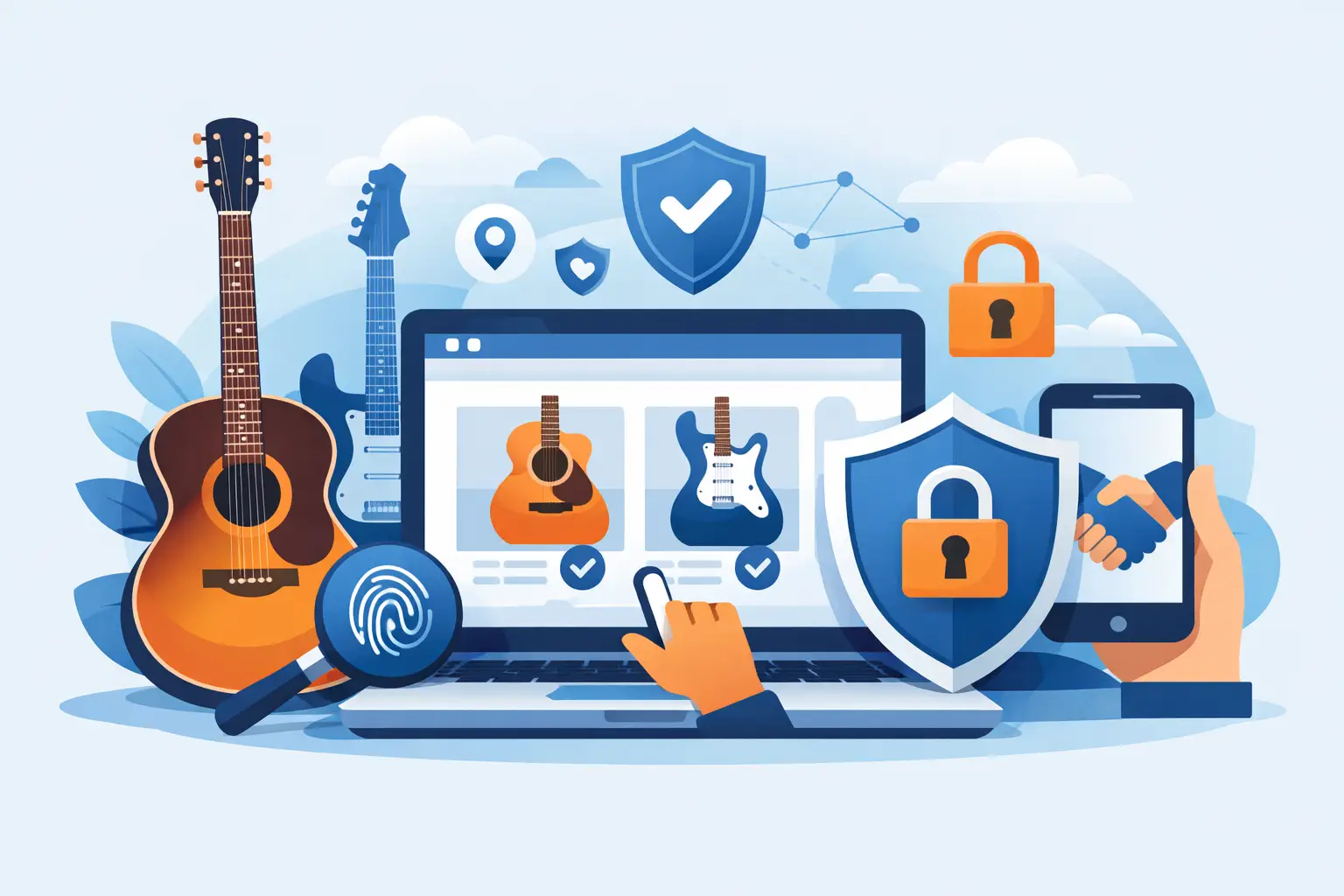 What Makes an Online Guitar Trade Marketplace Safe?