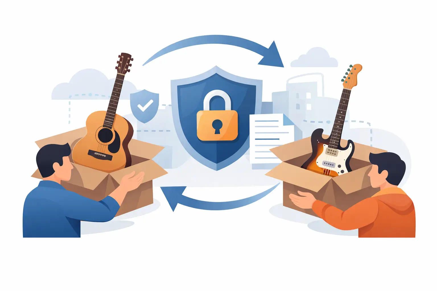 Secure Guitar Swap Service That Works