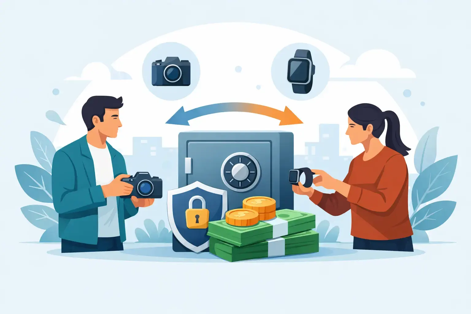 Why a Security Deposit for Item Swaps Works